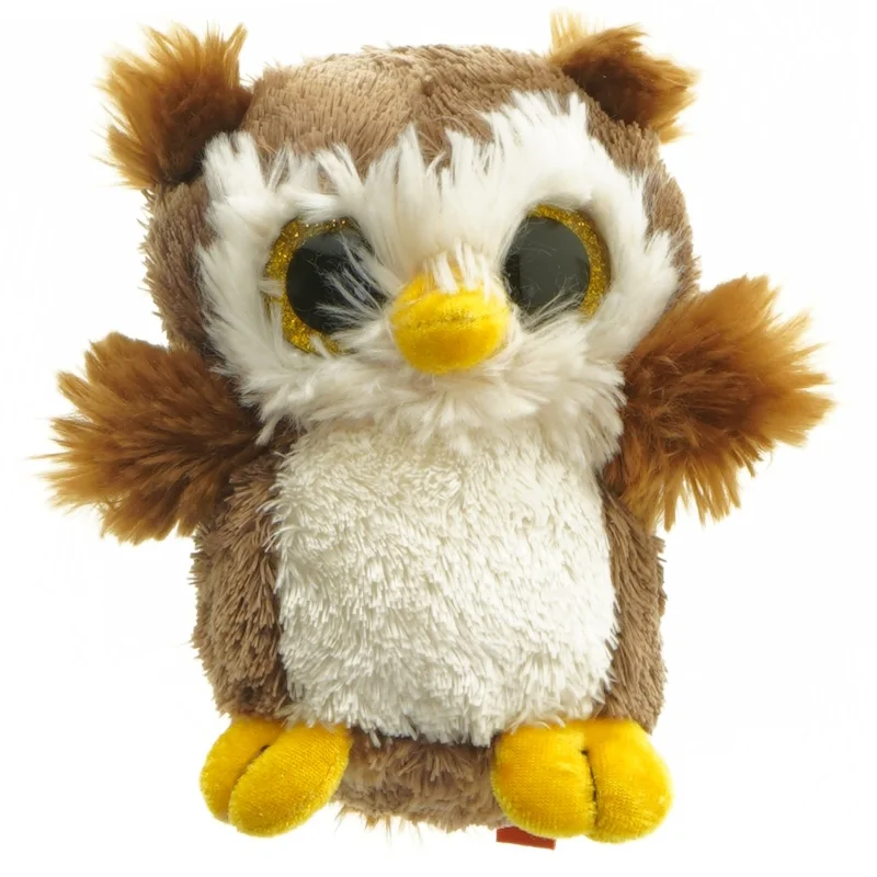 Plys ugle tøjdyr (str. 13x10 cm)