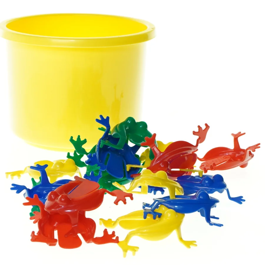 Stable frøer fra Flexi Toys (str. 15 x 10 cm)