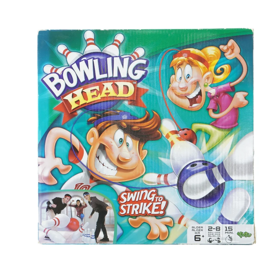 Bowling Head brætspil fra Yulu (str. 27x27x6 cm)