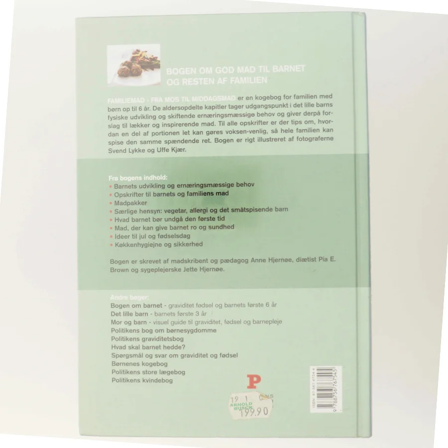 Familiemad : fra mos til middagsmad (Bog)