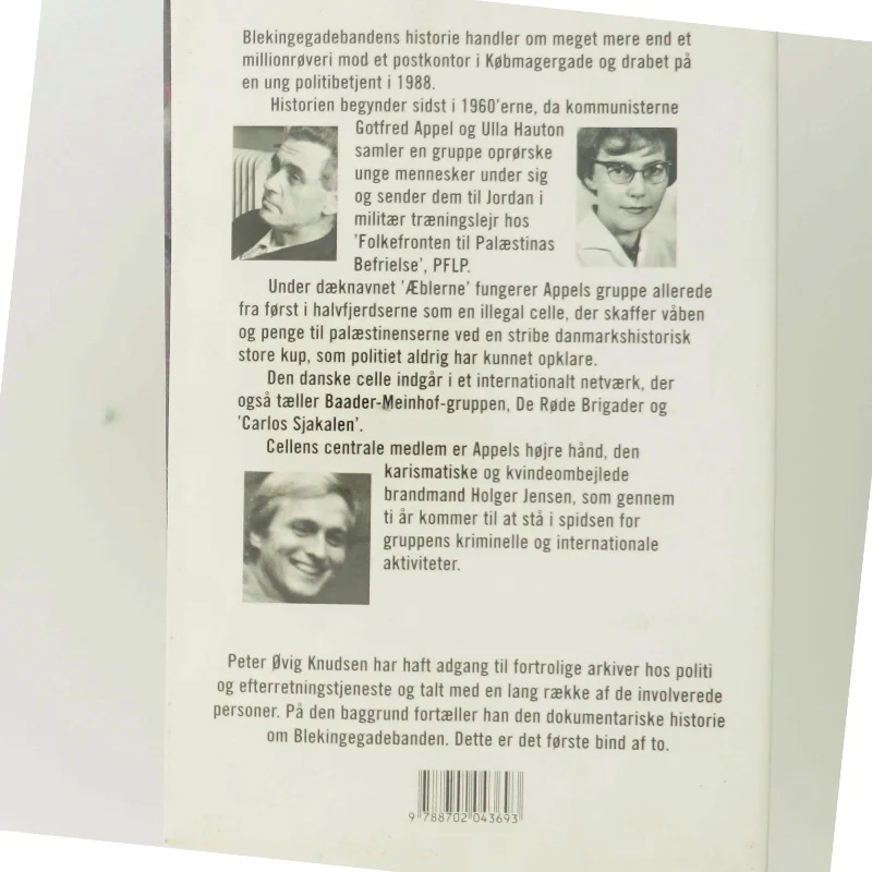 Blekinge Gade Banden af Peter Ovig Knudsen (Bog)