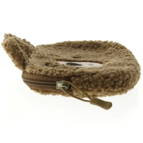 Pennehus i plys med dyremotiv (str. 23 x. 13 cm)