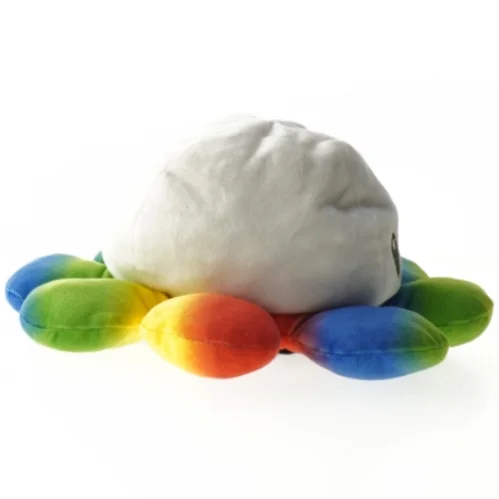 Vendbar blæksprutte bamse (str. 29x12 cm)