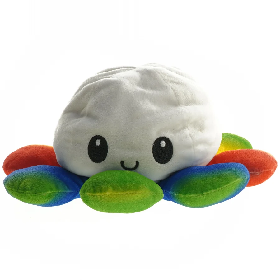 Vendbar blæksprutte bamse (str. 29x12 cm)