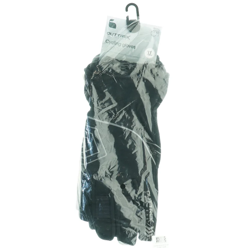 Sorte cykelhandsker fra OUTTREK (str. Xl)