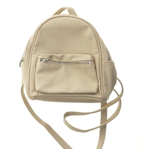 Lille cremefarvet rygsæk fra H&M (str. 27x24 cm)