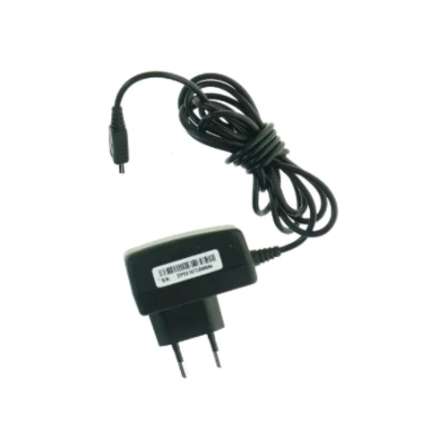 Sort oplader med USB-mini stik (str. 187 cm)