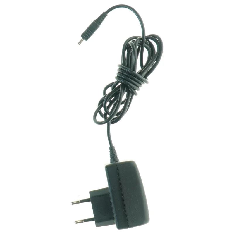 Sort oplader med USB-mini stik (str. 187 cm)
