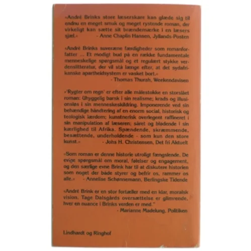 Rygter om regn af André Brink (Bog)