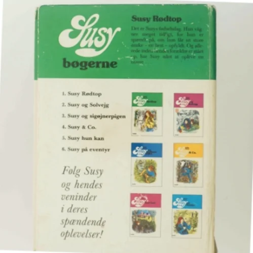 Susy rødtop Bog