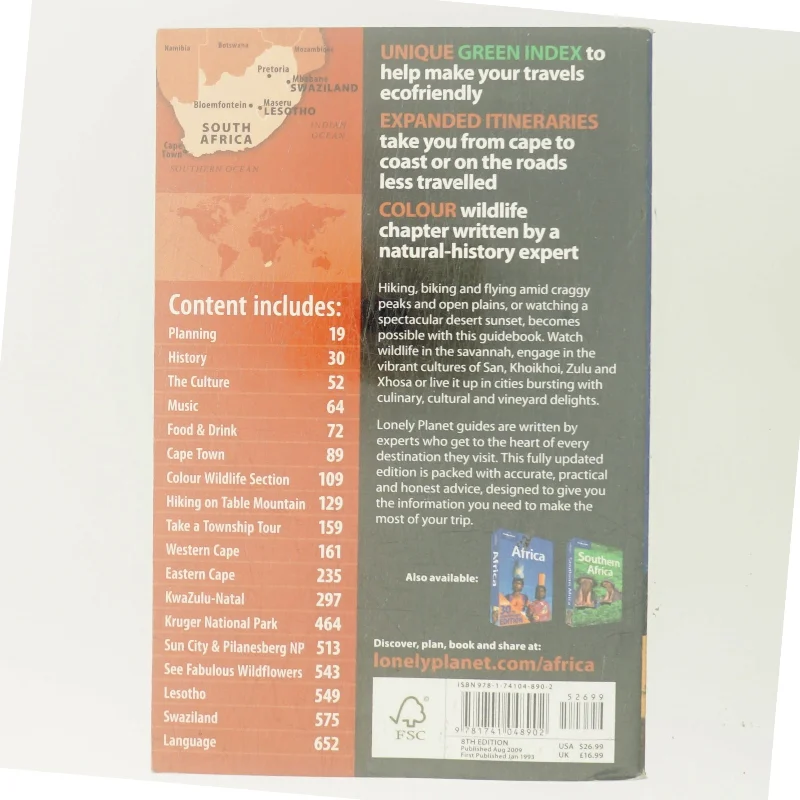 South Africa, Lesotho & Swaziland af James Bainbridge (Bog)