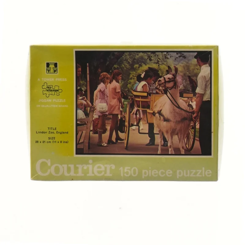 150-brikkers puslespil London Zoo (str. 18x13 cm)
