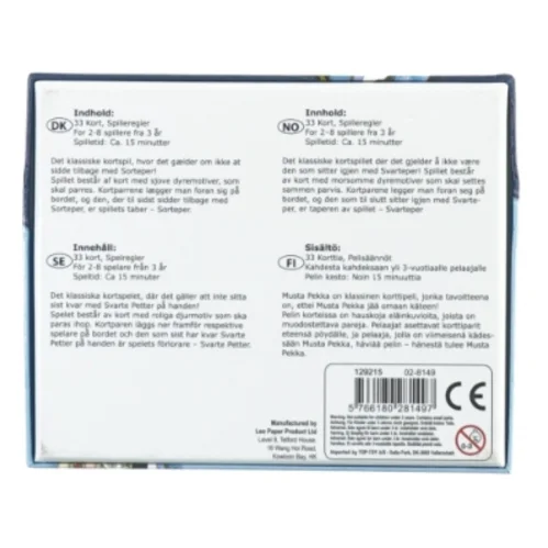 Sorteper fra Leo Paper (str. 17 x 14 cm)