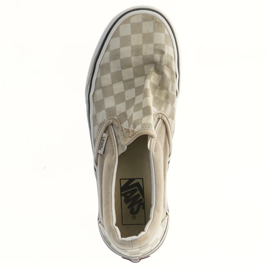 Vans slip-on sko med ternet mønster fra Vans (str. 38,5 )