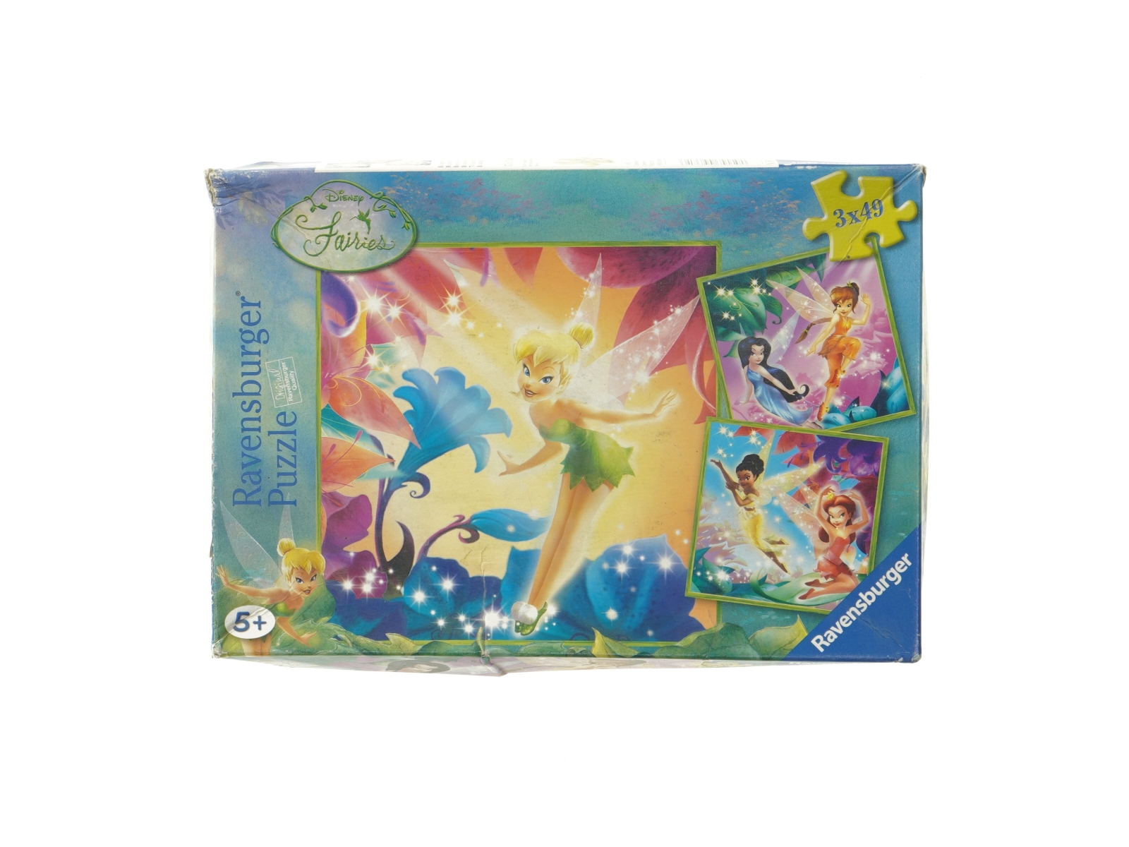 Disney Fairies puslespil fra Disney (str. 3 x 49 brikker)