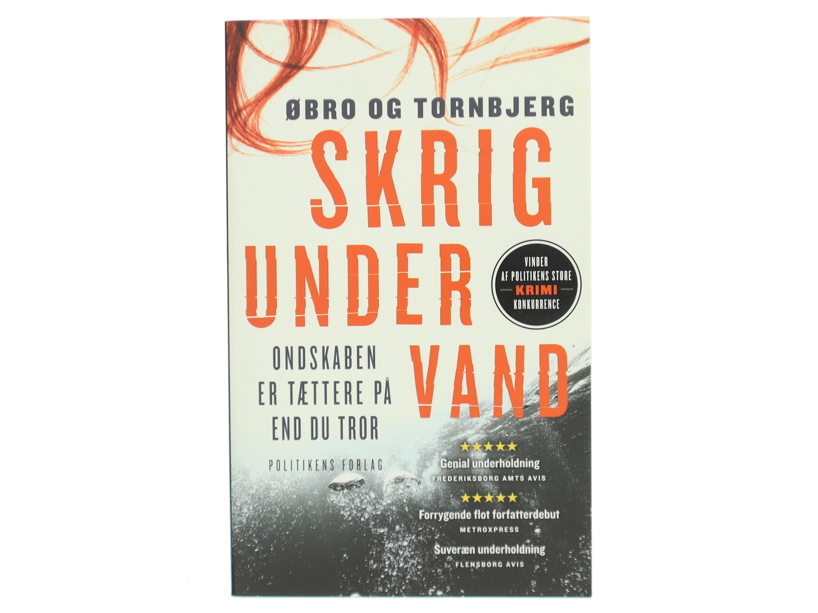 Skrig under vand af Jeanette Øbro Gerlow (Bog)