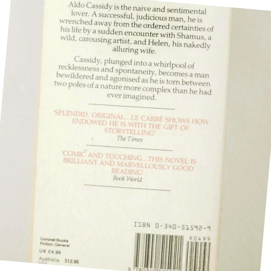 The naive and sentimental lover af John Le Carré (Bog)