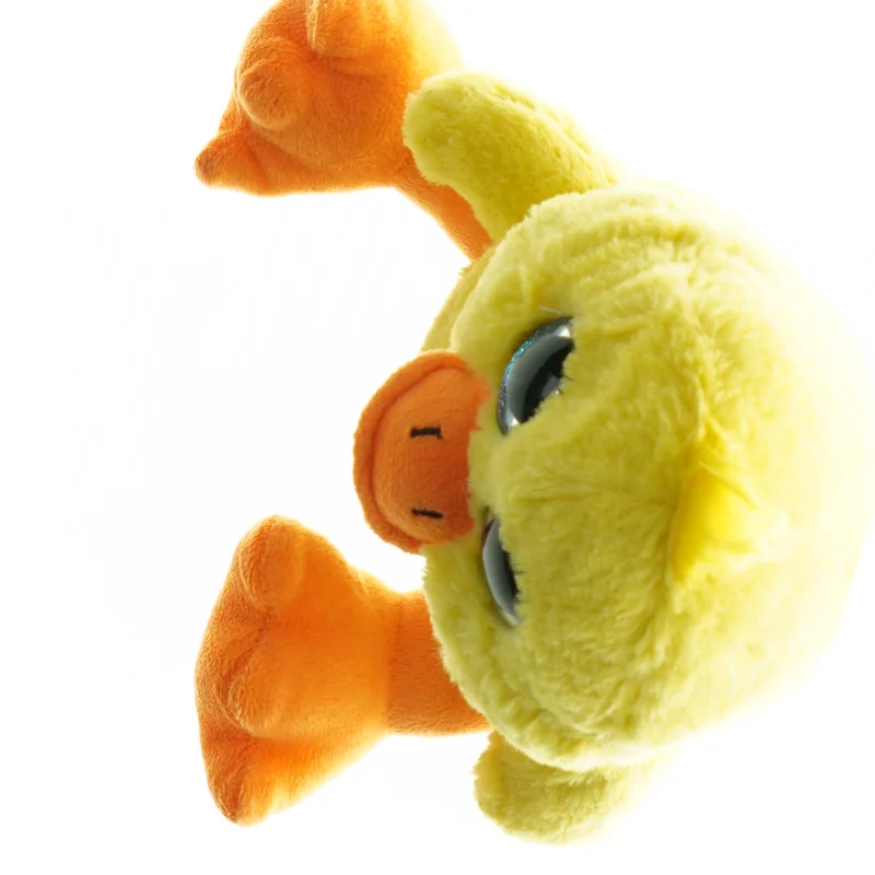 Blødt gult plys andelegetøj