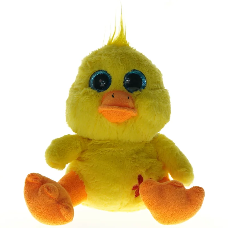 Blødt gult plys andelegetøj