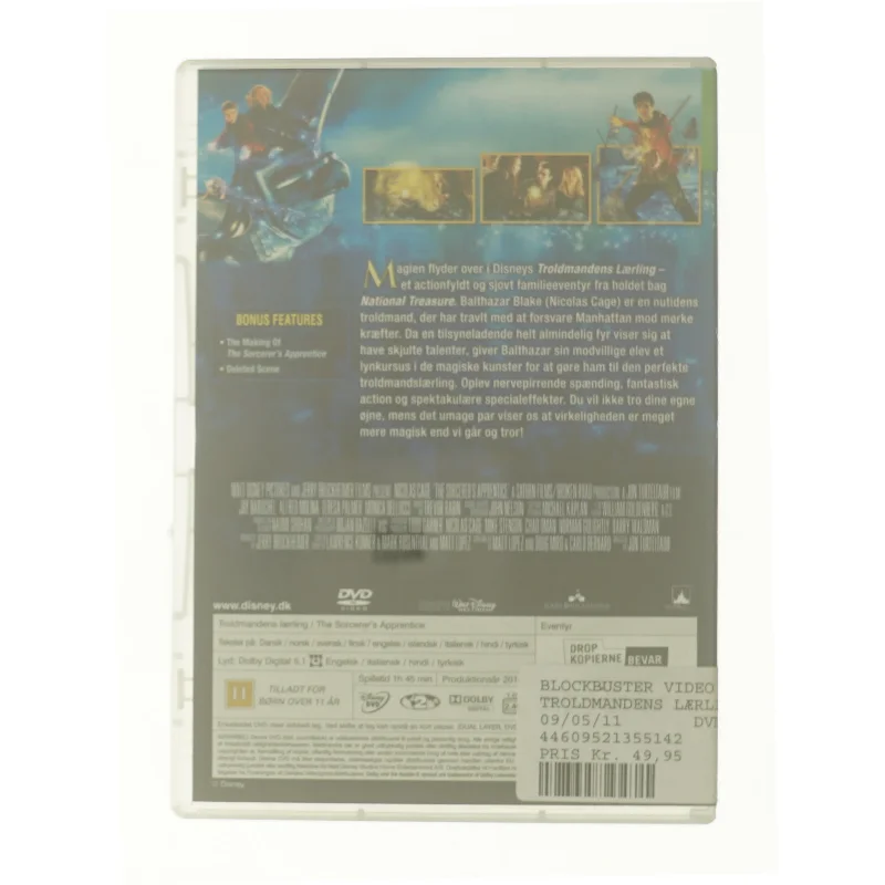 Troldmandens læring fra dvd