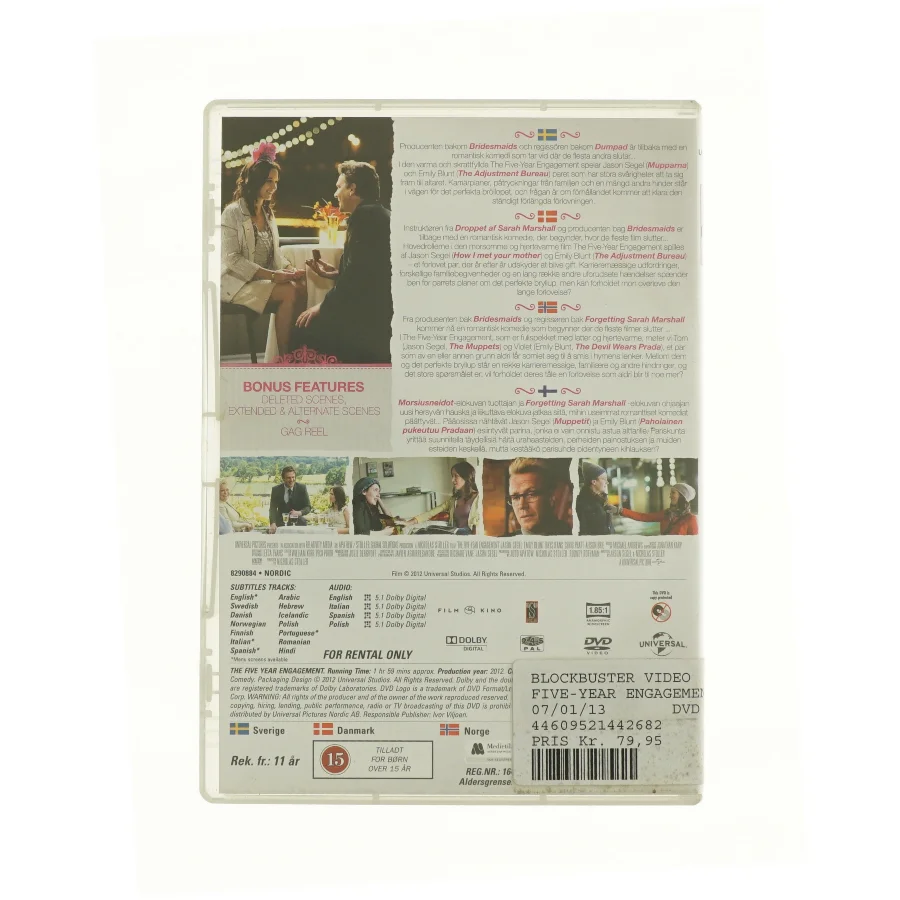 The five-year engagement  fra dvd