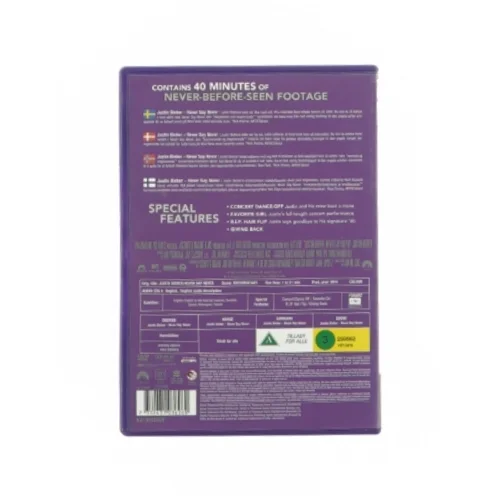 Justein Bieber - Never say never (DVD)