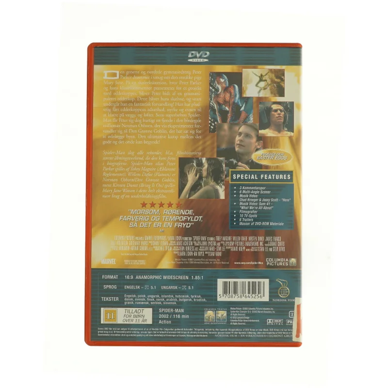 Spider-man fra DVD