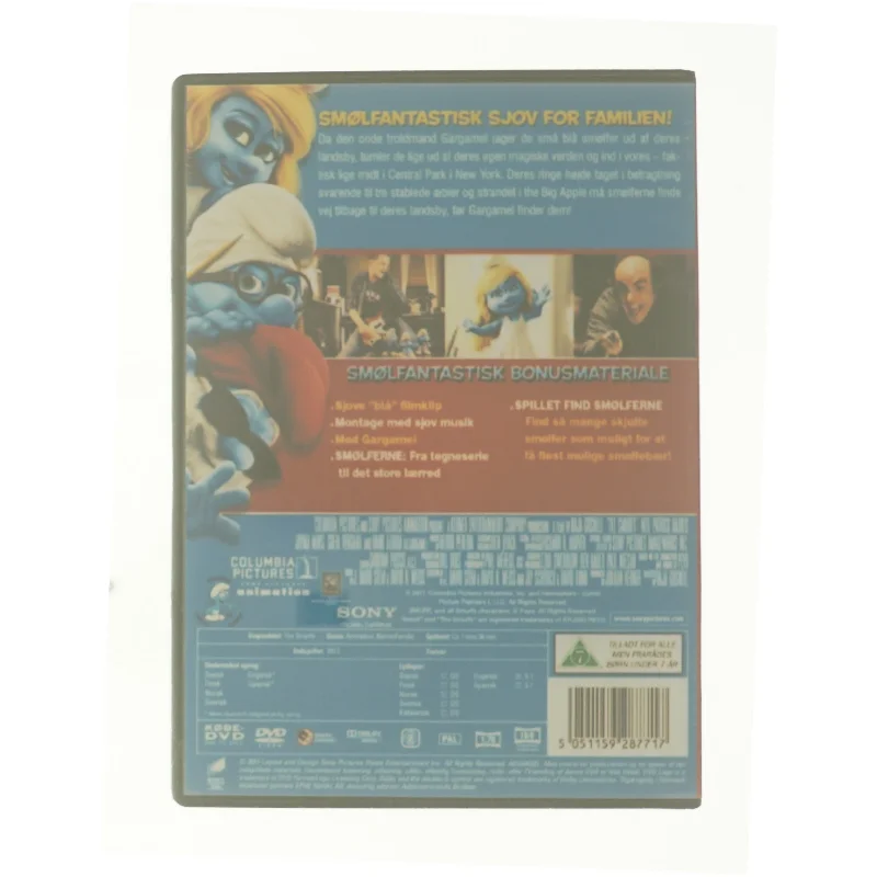 Smølferne fra dvd