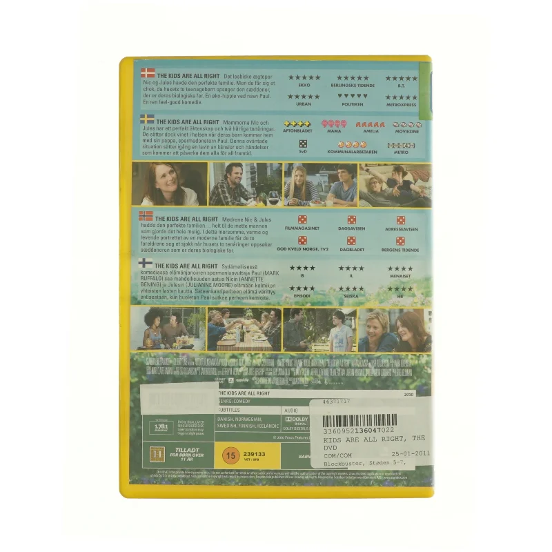 The kids are all right fra dvd
