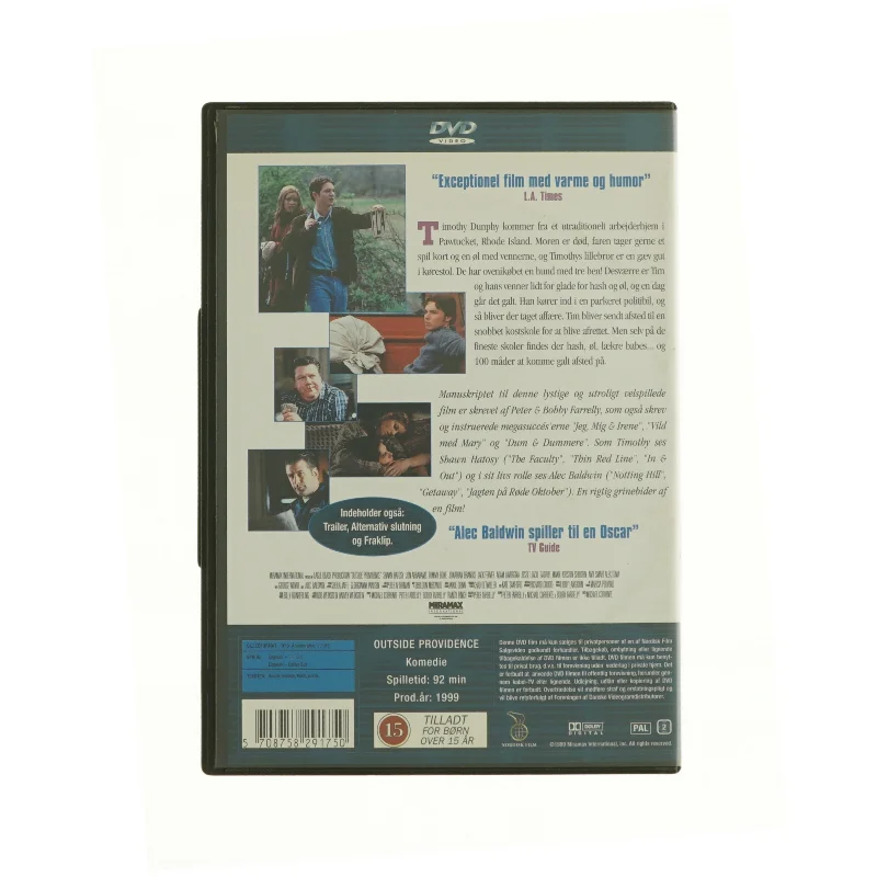 Outside providence fra DVD