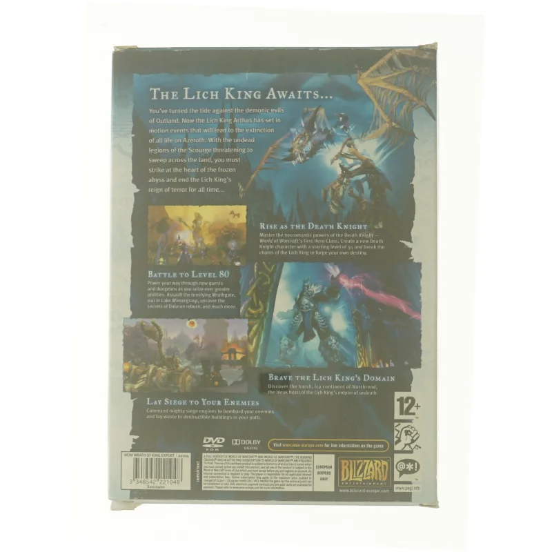 World of Warcraft: Wrath of the Lich King Exp Pack fra DVD