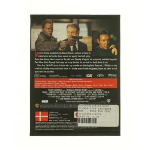 The negotiator fra dvd