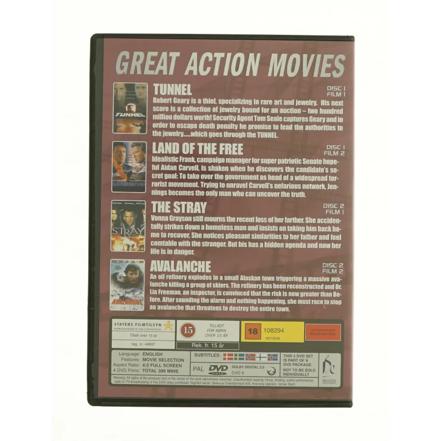 Great action movies fra dvd