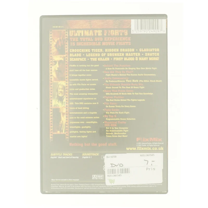 ULTIMATE FIGHTS FROM THE MOVIES