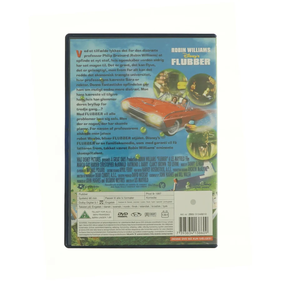 Flubber fra DVD