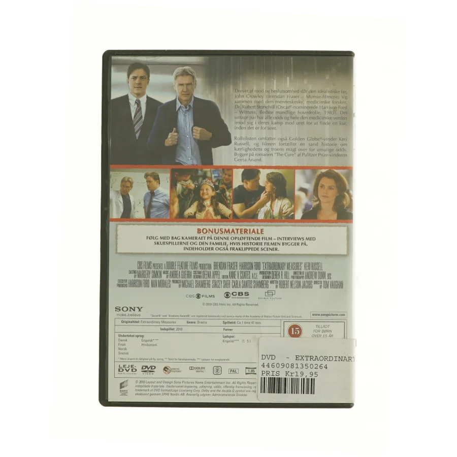 Extraordinary measures fra dvd