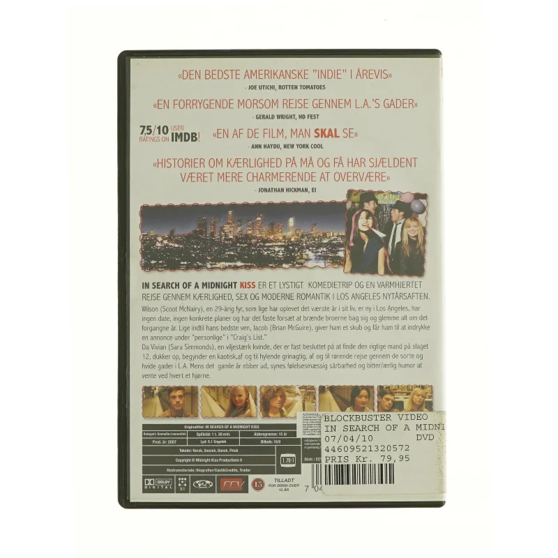 In search of midnight kiss fra dvd
