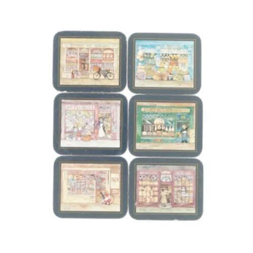 Glasbrikker 6 styk (str. LB: 11 x 10 cm)