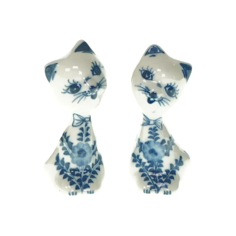 Kattefigurer (2 stk) (str. H: 6 cm)