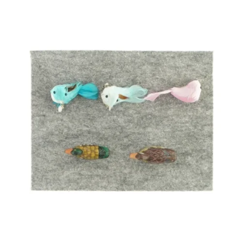 Dekorations fugle 5 styk (str. L: 5 cm)