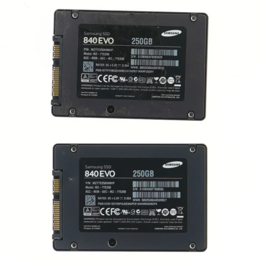 2 x Samsung SSD 840 EVO 250GB