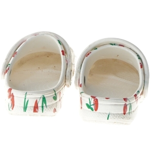 Crocs til børn med kirsebærprint fra Crocs (str. længde 19 )