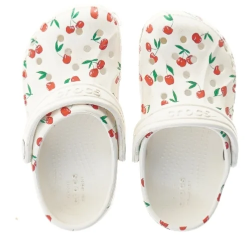 Crocs til børn med kirsebærprint fra Crocs (str. længde 19 )