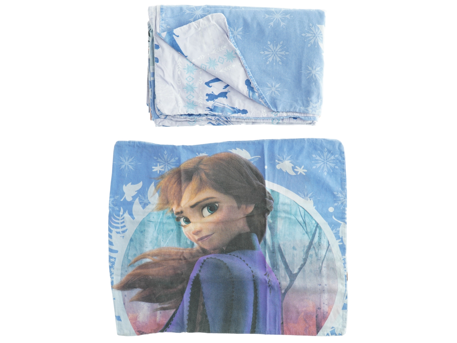 Sengetøj med Frost-tema fra Frozen (str. 85 x 128 cm 45 x 38 cm)