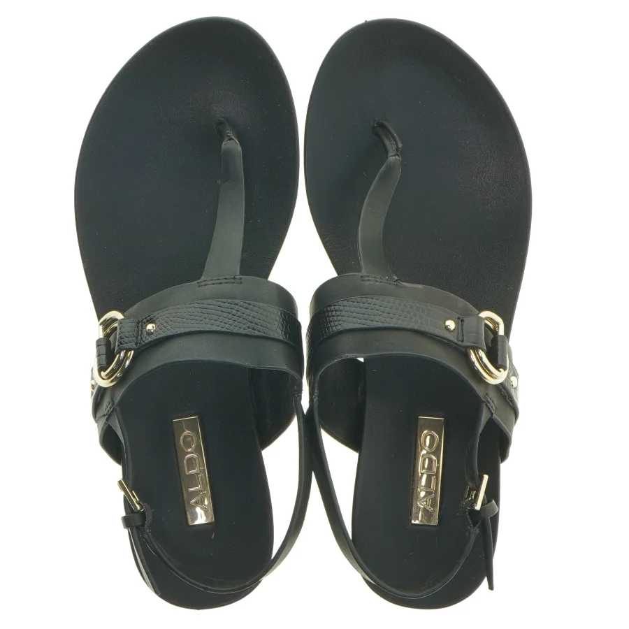 Sort Aldo sandaler fra Aldo (str. 36 længde 24,5 cm)