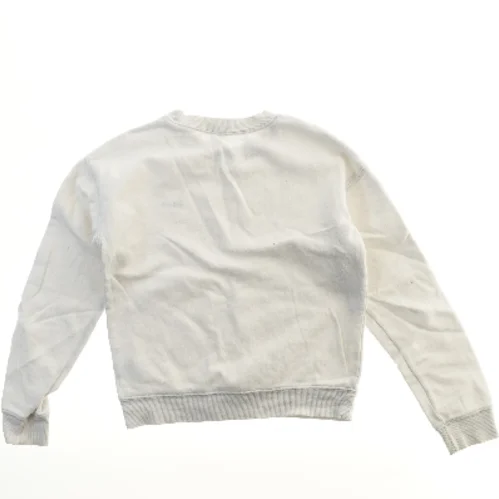 Sweatshirt med broderi fra H&M (str. XS)