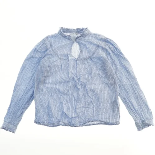 Blå stribet bluse fra Name It (str. 152)