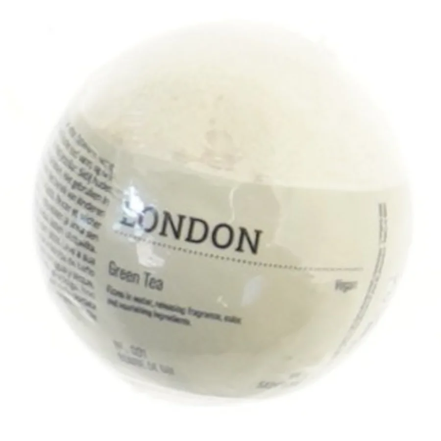 Bath bomb med grøn te (str. Ø 6 cm)