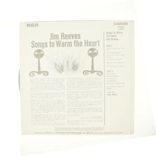 songs to warm the heart af Jim Reeves