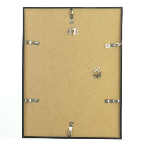 Sort og hvidt billede i ramme (str. 41 x 31 cm)